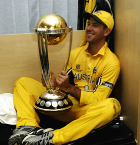 Ricky Ponting scored unbeaten 140 runs against INDIA in 2003 world cup final. 